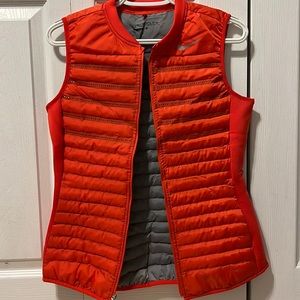 (nike) blood orange vest